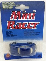 M.C. TOY MINI RACER Blue VOLKSWAGEN BEETLE Bug 1980&#39;S Die Cast &amp; Plastic - $18.52