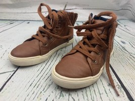 Boys Leather Dress Mateo High Top Sneakers Size 11 - $18.04