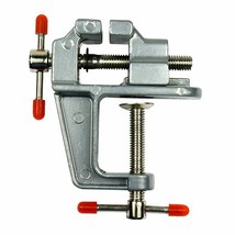 3.5" Miniature Vise Small Jewelers Hobby Clamp On Table Bench Tool Vice Aluminum - £12.50 GBP