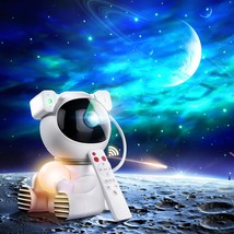 Astronaut Galaxy Projector, Star Nebula Projector With Moon Lamp, Timer And Remo - £51.95 GBP