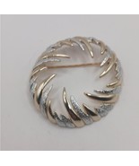 Vintage Sarah Coventry Gold and Silvertone Brooch - $20.00