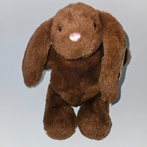 Animal Adventure Brown Bunny Rabbit Plush Pink Nose White Tail 2021 SOFT w/TAG - £14.20 GBP