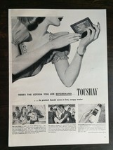 Vintage 1942 Toushay Lotion Full Page Original Ad 721 - $6.64
