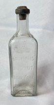 Vtg Richard Hudnut New York 4 Fl Oz Perfume Bottle Cork Stopper - £31.50 GBP