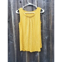 CROFT &amp; BARROW POLKA DOT WOMENS TANK TOP SIZE XS - £4.69 GBP