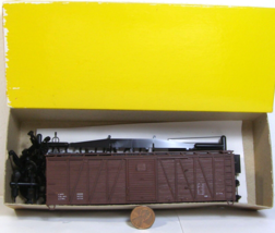 Accurail HO Scale Model RR Box Car Data Only-DK 4498 40&#39; O.B. Steel Dr. ... - $14.95