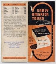 1938 New York Central Early American Tours Brochure Colonial Shrines - $13.86