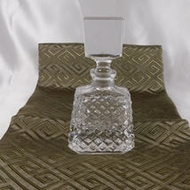 Pressed Glass Perfume Bottle with Stopper # 22385 - £27.93 GBP