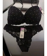 New Hers by Herman 2 Pc Bra &amp; Panty Set 38B Size XL- - €8,82 EUR