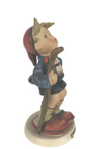 Vintage Hummel Goebel The Little Hiker Figurine Boy W. Germany Staff Repaired - £9.72 GBP