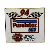 1994 Purolator 500 Atlanta Raceway Race NASCAR Racing Enamel Lapel Hat Pin - £6.23 GBP