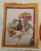 Crewel Kit Church By The Lake Persian Yarn Kaddy 80s Embroidery Creative... - $38.20