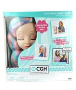 Cute Girls Hairstyles Styling Wig &amp; Display Pink, Blue, Purple &amp; Blonde  - £19.26 GBP
