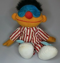 1996 Vintage Sleep &amp; Snore Ernie Sesame Street Talking &amp; Singing Doll 18&quot; Tested - £10.07 GBP