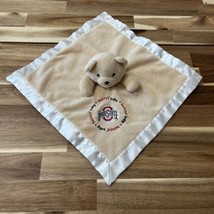 Ohio State Buckeyes Baby Fanatic Baby Lovey Security Bear Blanket TAN - £13.44 GBP
