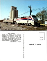 Train Railroad Amtrak General Electric AMD-103 #804 Gulf Breeze Alabama Postcard - £7.39 GBP