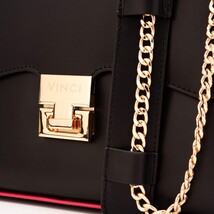 The Ege Black Leather Handbag image 3