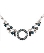 Origami Owl Silver Living Petite Locket Swarovski Crystal  Statement Nec... - $177.73 CAD