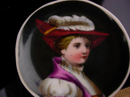 Antique French miniature - Handpainted portrait - Victorian cameo - young man or - £108.24 GBP