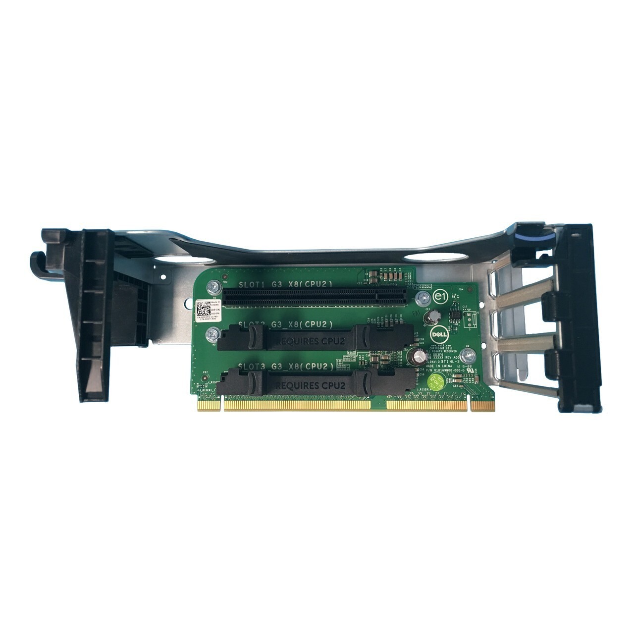 Dell J57T0 / DD3F6 Server Riser Card w/Cage Assembly for Poweredge R720 ... - $21.77