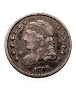 1835 Capped Bust Half Dime En Muy Buen Estado VF, Bonito Detalle Para El... - $209.86