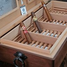 Brizard and Co Humidor " Hacienda 26 " Long  NIB Made in USA image 3