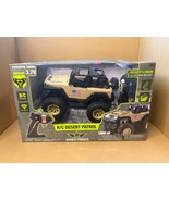 Remote Control  RC Desert Patrol Jeep Armed Forces Rechargeable Vehicle USB - $61.12 CAD