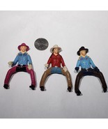 Lot of 3 Schleich Western Horse Riders Cowgirls Rodeo Riders Pigtails Ch... - £28.73 GBP
