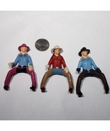 Lot of 3 Schleich Western Horse Riders Cowgirls Rodeo Riders Pigtails Ch... - £26.88 GBP