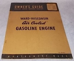 Montgomery Ward Wisconsin Gasoline Engine ABN AKN Owners Manual Parts List - £15.94 GBP