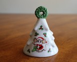 Vintage Lefton Christmas Santa Mouse Bell Stocking Mistletoe Holly Berri... - $10.00
