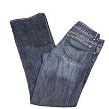 Gap 1969 Perfect Boot Jeans Women 29/8r Blue Denim Bootcut Double Button Pant - £20.09 GBP