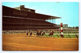 Postcard Aqueduct The &quot;Big A&quot; Long Island Clubhouse Turn Horse Racing New York - £3.55 GBP