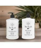 2 X The Scottish Fine Soaps Company AU LAIT Hand Wash and Body Lotion 25... - $709.73 MXN