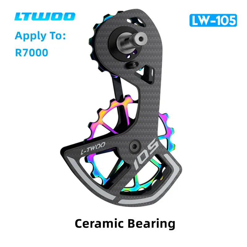 LTWOO Bicycle Ceic ing   18T Jockey Pulley Wheel Set Rear Derailleurs Guide Whee - £102.73 GBP