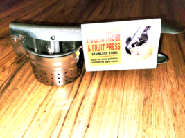 Stainless Steel Fruit Press and Potato Ricer - $17.45