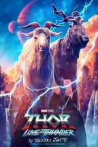 2022 Marvel Thor Love &amp; Thunder Poster Print Avengers Toothgnasher Toothgrinder - £6.01 GBP