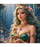 Haunted Vessel: Atlantean Noble Mermaid! Keeper of Lost Knowledge, Truly... - $119.99