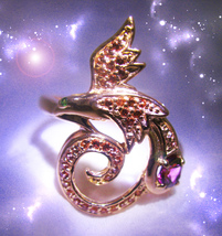 Haunted Ring Ancient King&#39;s Ultimate Protections Golden Royal Ooak Magick - £297.55 GBP