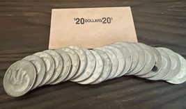 Misc Dates Eisenhower Dollar Roll of 20 coins - Circulated  - Eagle Reverse - £28.69 GBP