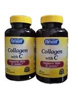 Two (2) Bottles ~ Rexall  ~ COLLAGEN with C ~ 60 Tablets (Sealed) - $356.03 MXN