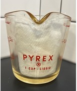 Vintage Pyrex 1 Cup Measuring Cup 1941 D Handle 508 H-36 MINT Condition - £22.02 GBP