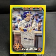 Daniel Vogelbach Yellow Parallel 2024 Topps Series 1 Card #345 New York Mets - £1.28 GBP