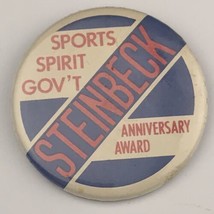 Steinbeck Anniversary Award Sports School San Jose CA Pin Button Pinback... - £7.84 GBP