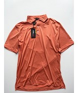 RLX Ralph Lauren Wicking UV Sand Hollow Striped Polo Shirt Orange / Whit... - £94.12 GBP