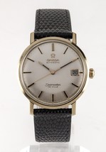 OMEGA Uomo Placcata Oro Seamaster Orologio Automatico con Data 565 - £1,559.87 GBP