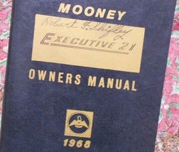 1968 Mooney Executive 21 Owners Manual, Old Airplane Reference Hand Book - $74.95