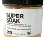 Organic Healing SUPER SOAK Bath Eucalyptus Lemongrass Sea Salt Soothing ... - £7.78 GBP