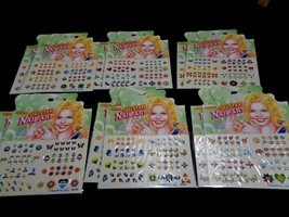 12 Sheets Lot Water Transfer Glitter Nail Art Stickers Manicure NEW USA Seller - £7.81 GBP