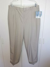 PERRY ELLIS PORTFOLIO COOL MAX MEN&#39;S PLEATED/CUFFED DRESS PANTS-NWT-$75-... - $13.09
